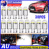 30 pcs For XSTORM White T10 194 168 W5W COB Bright LED Light Bulb Waterproof New