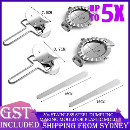 Dumpling Making Mould Three-Piece Kit 304 Stainless Steel Multifunction Tool Set