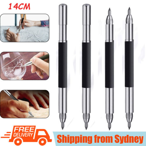 Engraving Pen with Double Head Design,Pocket Tungsten Carbide Tip Scriber Tool