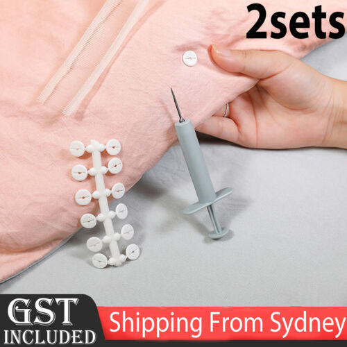 Portable Grippers Clip Clamp Bed Duvet Quilt Covers Sheet Holder Non-slip Set AU