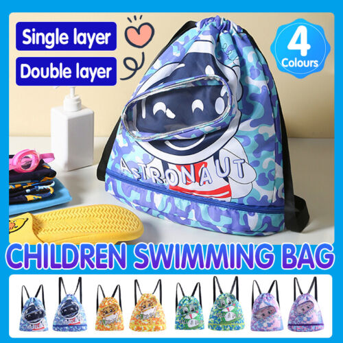 Kids Waterproof Swimming Storage Bag Outdoor Swimming Pool Beach Backpack Travel