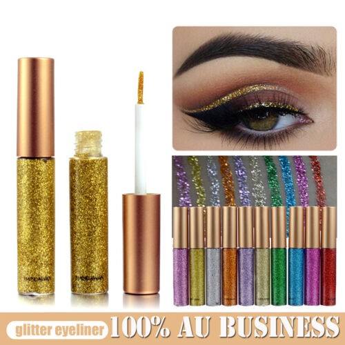 2X Glitter Liquid Eyeliner Eye Makeup Shimmer Diamond Eyeliner Shadow Eyeshadow