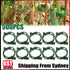 500PCS Green Veggie Garden Plant Support Clip Trellis Twine Greenhouse Vegetable