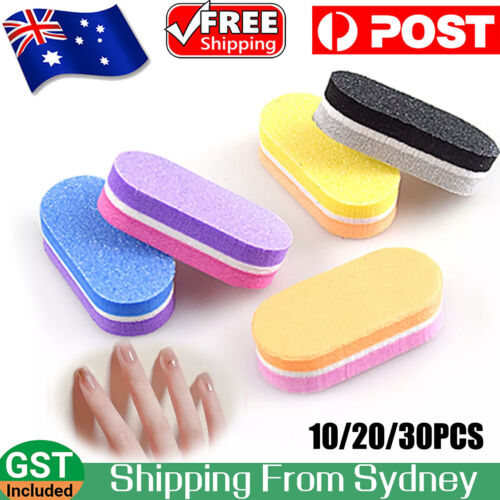 Nail File Buffer Block Sanding Sponge Acrylic Nail Art Buffing Block