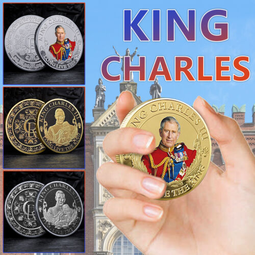 King Charles III Coronation Coins Souvenirs British Royal Medal Coin