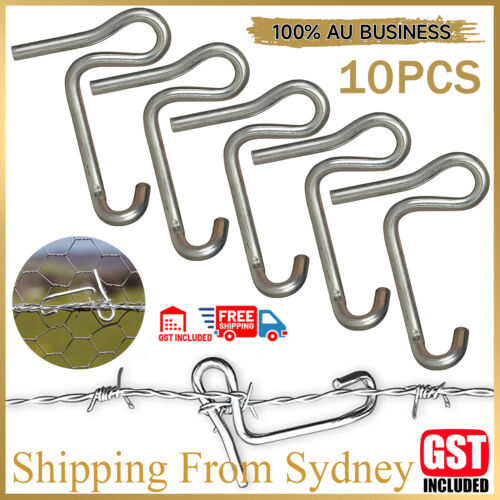 10PCS Fence Wire Tensioner Tightener Metal Steel Wire Tensioning Repair Tools AU