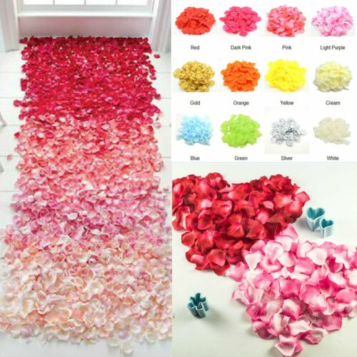 720PCS Artificial Silk Petals Flowers Rose Petal Wedding Flower Girl Petal Decor