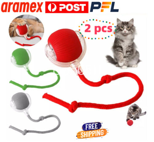 Automatic Rolling Ball Smart Cat Dog Toy Electric Pet Self-moving Kitten Game