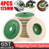 4pcs 5inch Wool Buffing Grinder Wheel Felt Polishing Disc Pad Set Tool 125mm AU