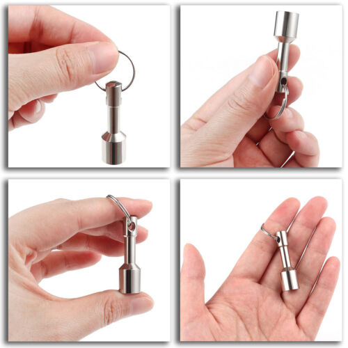10PCS Key Ring Magnetic Keyring Hook Magnet Chain Super Strong Neodymium Holder