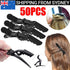 50x Crocodile Hair Clips Salon Hairdressing Tool Matte Section Claw Clamp AU