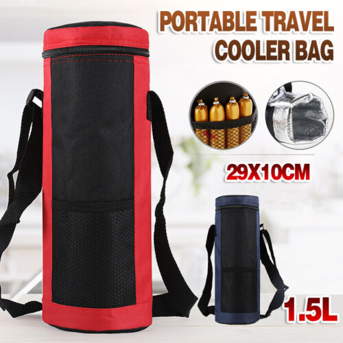 New Wine Portable Travel Cooler Bag Insulated Wine Bottle Tote Carrier AU Stock