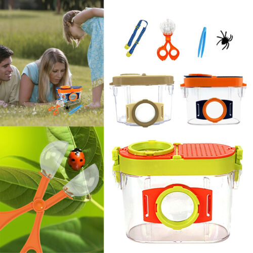 Kids Outdoor Bug Exploration Kit Insect Observer Container Box Educational Toy