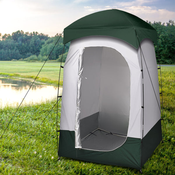 Mountview Camping Shower Toilet Tent Outdoor Portable Tents Change Room Ensuite - Lets Party