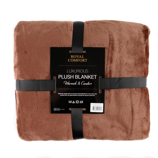 Royal Comfort Plush Coffee Blanket - Lets Party