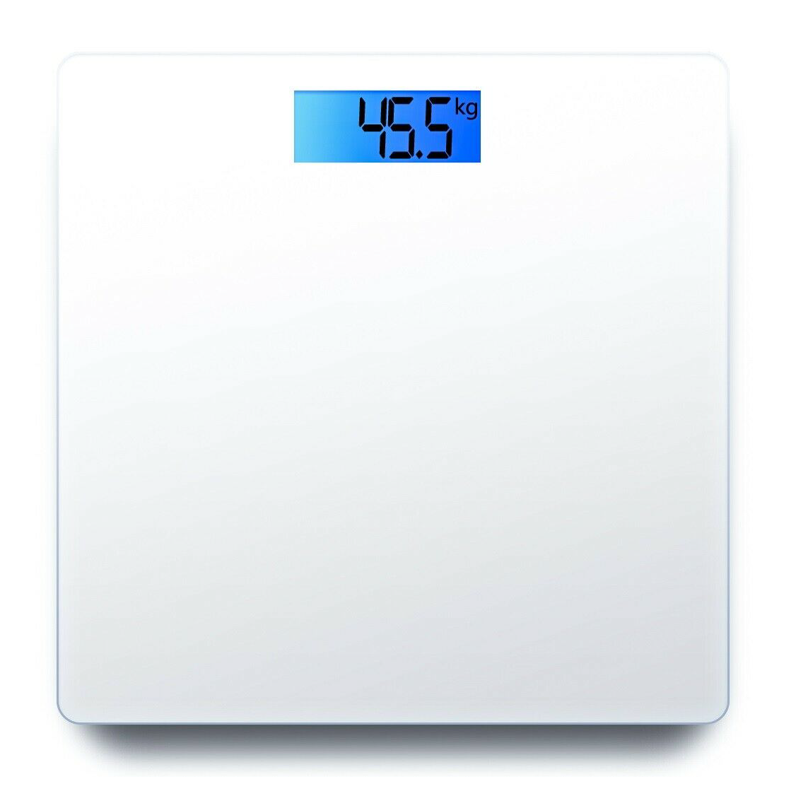 Electronic Digital Glass Body Bathroom Scale 180KG Gym Weight Clear Glass - Lets Party