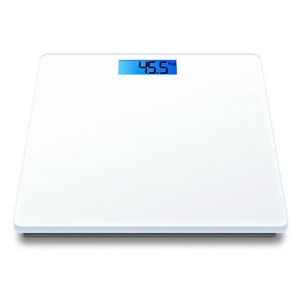 Electronic Digital Glass Body Bathroom Scale 180KG Gym Weight Clear Glass - Lets Party