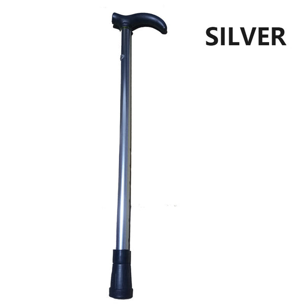 Aluminium Metal Walking Stick Travel Folding Adjustable Compact Cane Pole AU