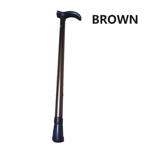 Aluminium Metal Walking Stick Travel Folding Adjustable Compact Cane Pole AU