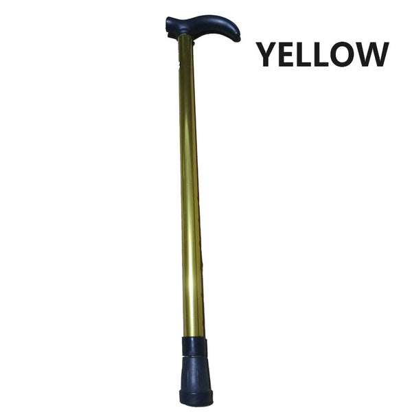 Aluminium Metal Walking Stick Travel Folding Adjustable Compact Cane Pole AU
