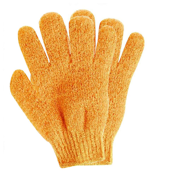 1 Pair Exfoliating Gloves Bath Shower Massage Spa Body Hand Scrub Mitt Towel AU