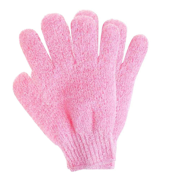1 Pair Exfoliating Gloves Bath Shower Massage Spa Body Hand Scrub Mitt Towel AU