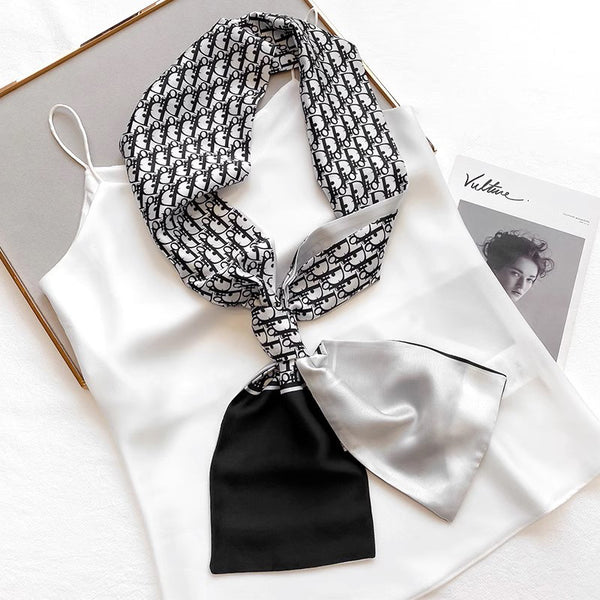 High-Quality Artistic Silk Scarf for Women 90x90cm Luxurious Large Square Wrap