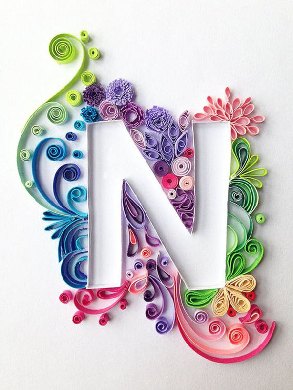 500Pcs 5mmX 35mm Strips Quilling Paper Mixed 50 Colours DIY Craft Kits Scrapbook - Lets Party