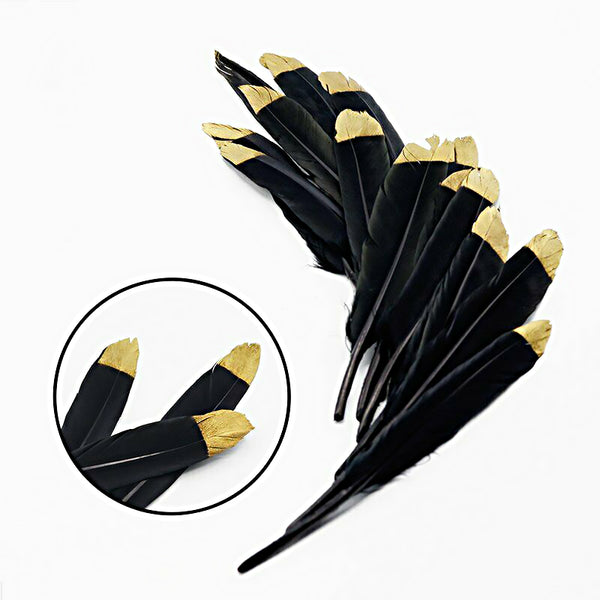 Mix Hen Pheasant Peacock Tail Eye Goose Feathers Wedding Millinery DIY Craft - Lets Party