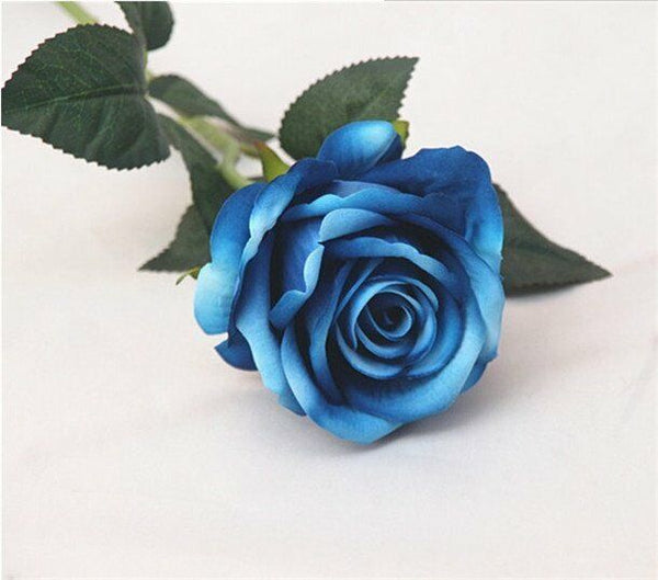 10pcs Artificial Velvet Flowers Rose Flower arrangement Wedding Event Party Dec