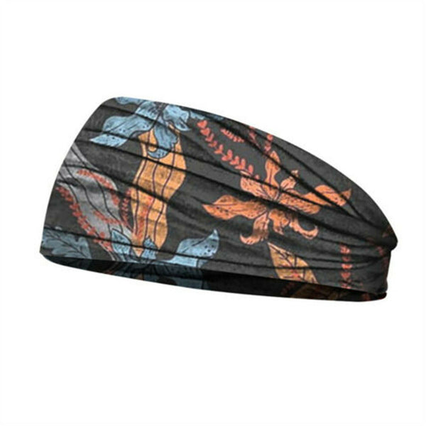 Women Ladies Sports Yoga Gym Stretch Wide Headband Hair Band Running Head Wrap