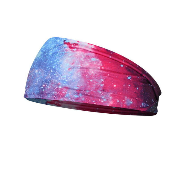 Women Ladies Sports Yoga Gym Stretch Wide Headband Hair Band Running Head Wrap