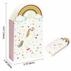 Unicorn Birthday Party Decoration Cake Topper Candy Bag Cake Wrappers Kit