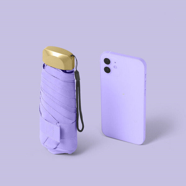 Mini Pocket Umbrella Travel Super Windproof Compact Folding Sun Anti-UV Rain AU