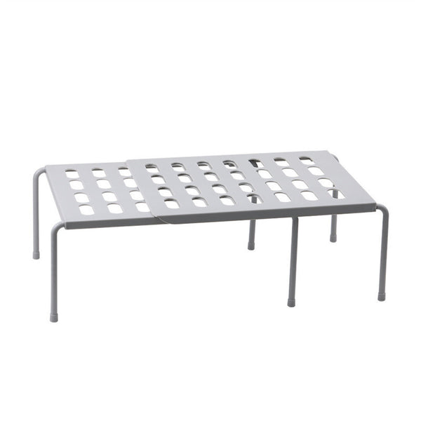 Adjustable Cupboard Storage Shelf Organiser Holder Pantry Stand Rack Kitchen