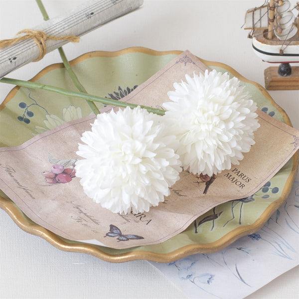 10 Pcs  Artificial Chrysanthemum Ball Flower Bouquet Gift Home Flower Decoration