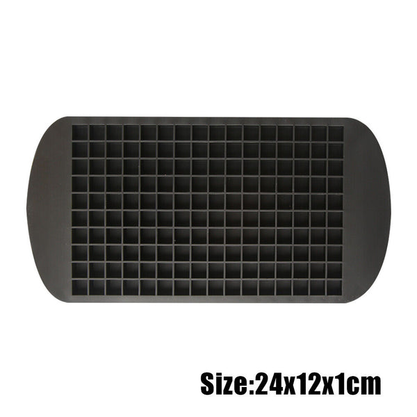Grids Silicone Ice Cube Tray Large Mould Mold Giant Maker Square Black