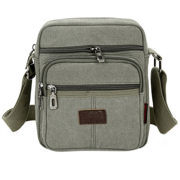 Retro Men's Canvas Shoulder Messenger Bag Crossbody Satchel Travel Man's Bags AU