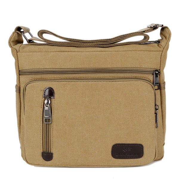 Retro Men's Canvas Shoulder Messenger Bag Crossbody Satchel Travel Man's Bags AU
