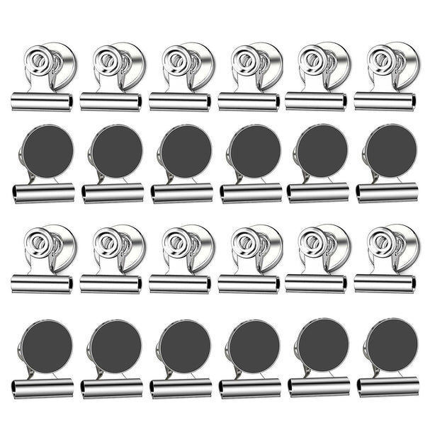 Office Magnetic Bulldog Clips Memo Note Holder Magnet Message Clip AUS