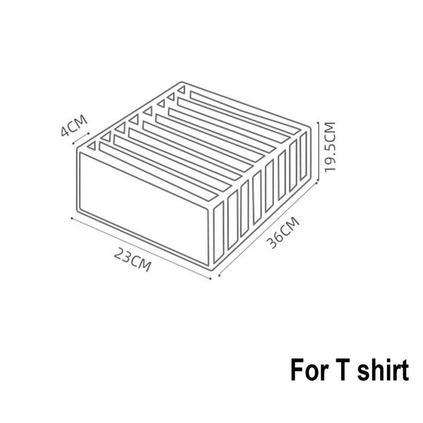 Mesh Storage Bag Divider Clothes Organizer Underwear Sock Jeans Drawer Foldable - Lets Party