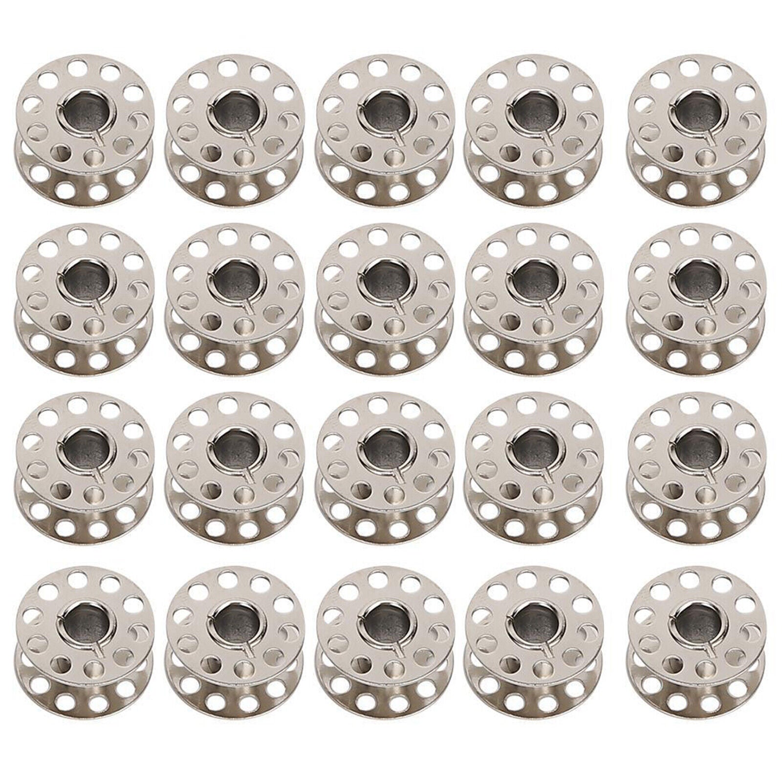 UP100X Metal Bobbins Sewing Machine Spool Bobbin For Brother Janome Singer Craft