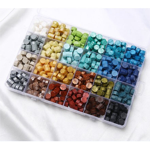 600pc Colour Sealing Wax Mix Metallic Stick Beads Stamp Seal Candle Envelope VIC