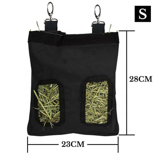 2Styles Rabbit Hay Bag Guinea Pig Pet Hanging Pouch Feeder Holder Eating Feeding