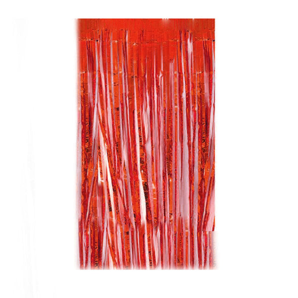 Metallic Tinsel Curtain Foil 1m Backdrop Pom Poms Streamers Hens Party Decor New