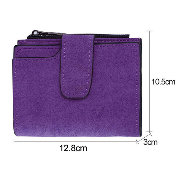 Wallet Short Small Coin Purse Ladies Folding Card Holder PU Leather for Women AU