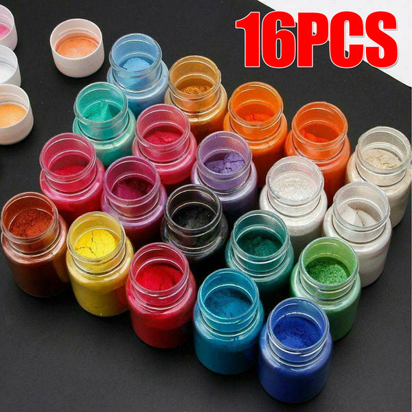 8-32x Pearl Resin Pigment Powder for Epoxy Floors Metallic Dye Ultra Mixed Color
