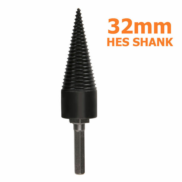 High Speed Twist Firewood Drill Bit Wood Splitter Splitting Cone Driver