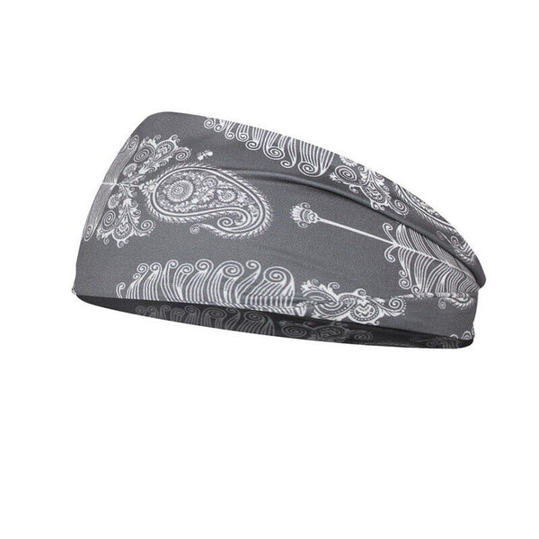 Women Ladies Sports Yoga Gym Stretch Wide Headband Hair Band Running Head Wrap