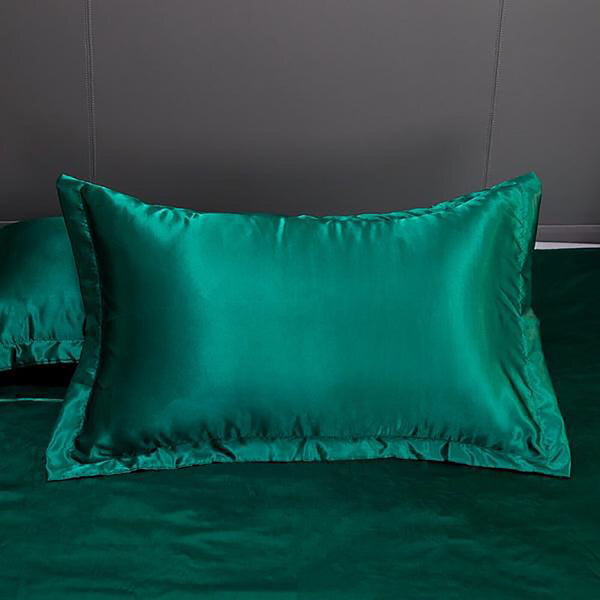 2xSatin PillowCase Bedroom Pillowcase Cushion Covers Home Decor Standard new